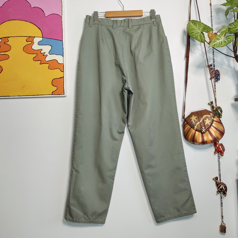Vintage 80s Green Mom Jeans - Picture 9 of 10
